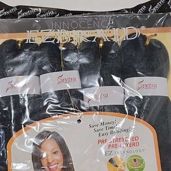 EZBRAID 4X Pre-Stretched Braiding Hair – 26” – Black to Blonde Ombre – New - Picture 6 of 8